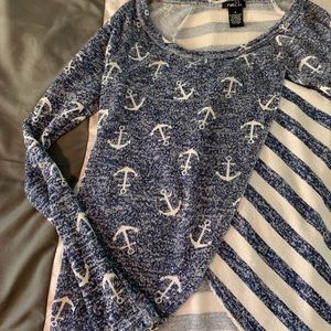 Anchor/Stripes Top